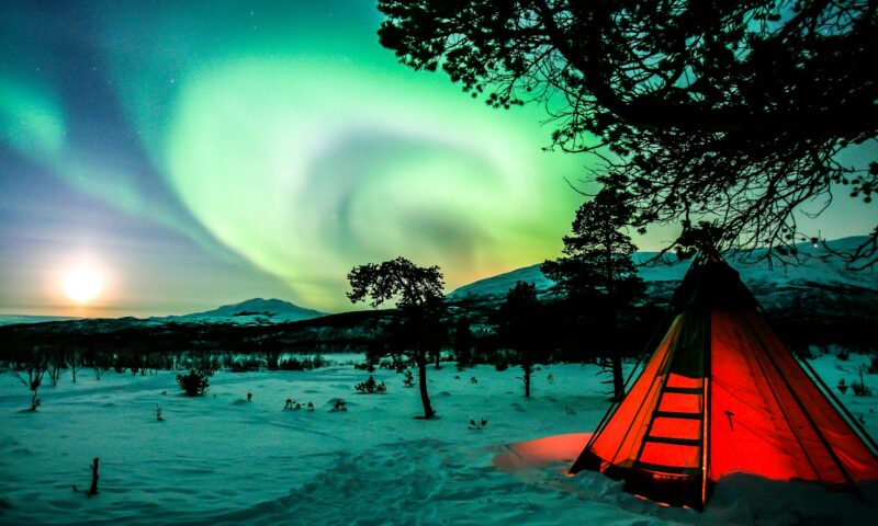 Abisko Sweden, northern lights