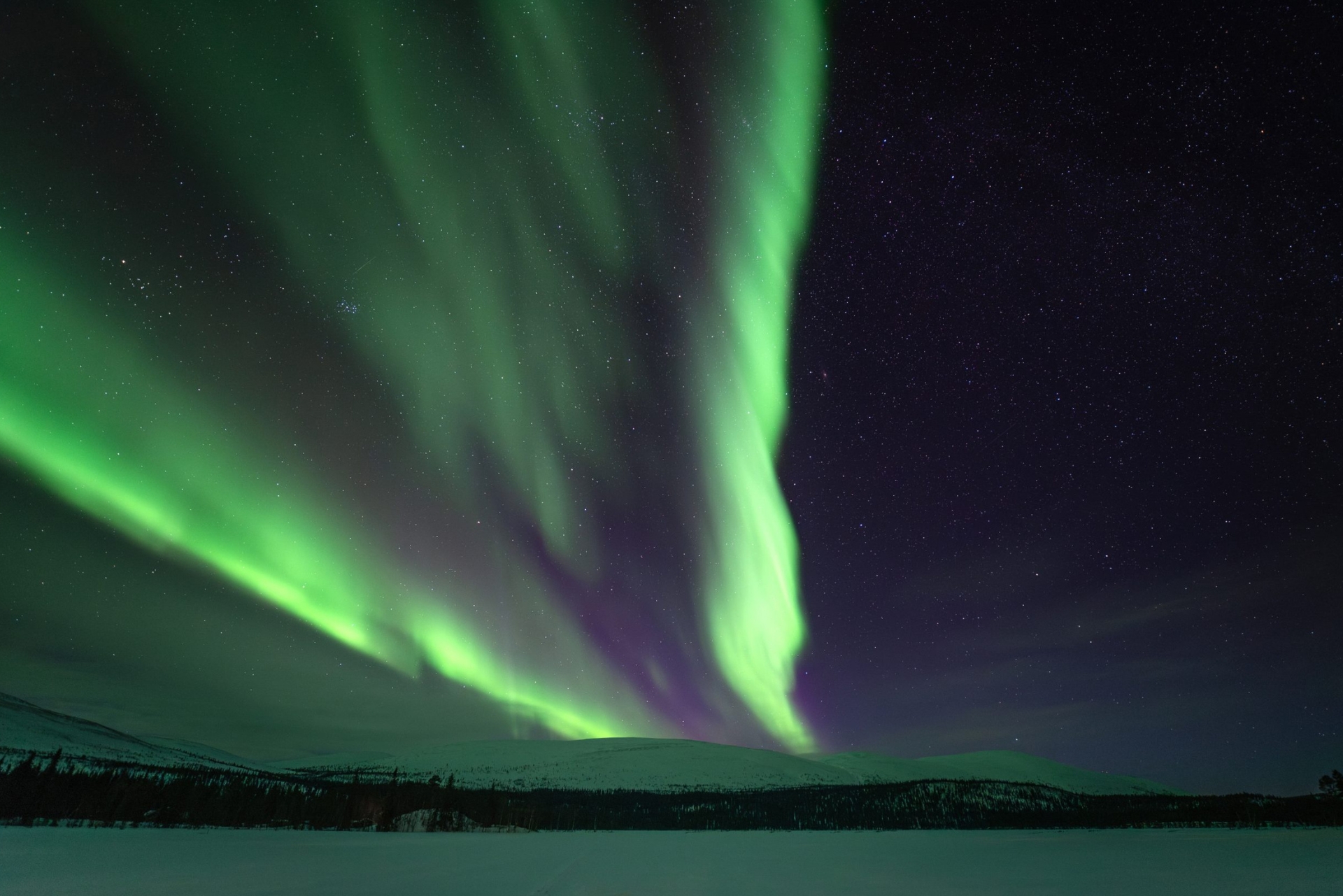 Latvia vs Finland for Northern Lights